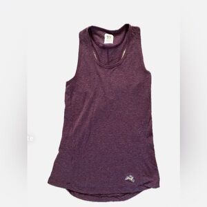 Tracksmith maroon tank top